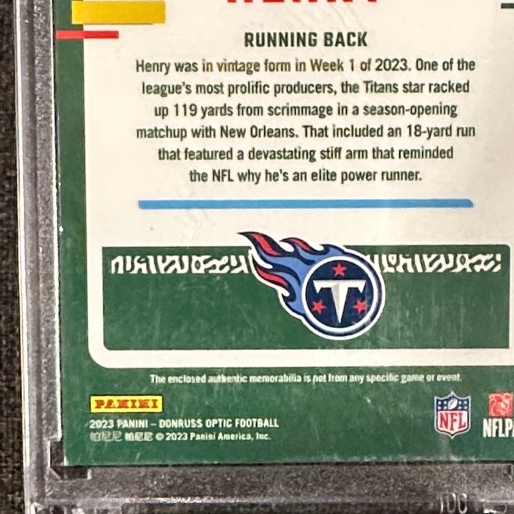 Derrick Henry Patch Prizm - Picture 6 of 6